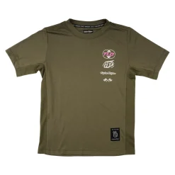 Troy Lee Designs Jerseys^Youth Skyline Ride Short Sleeve Tee Worldwide Caper