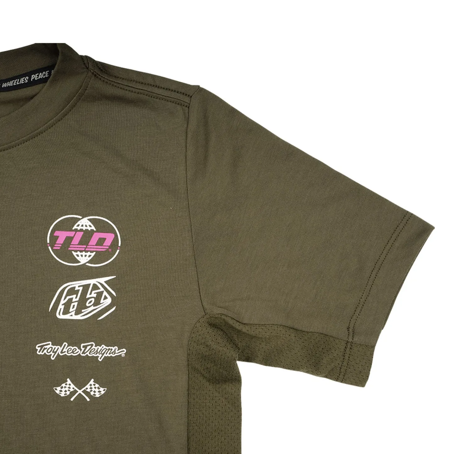 Troy Lee Designs Jerseys^Youth Skyline Ride Short Sleeve Tee Worldwide Caper
