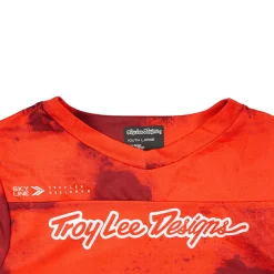 Troy Lee Designs Jerseys^Youth Skyline Short Sleeve Jersey Flared Fiery Red