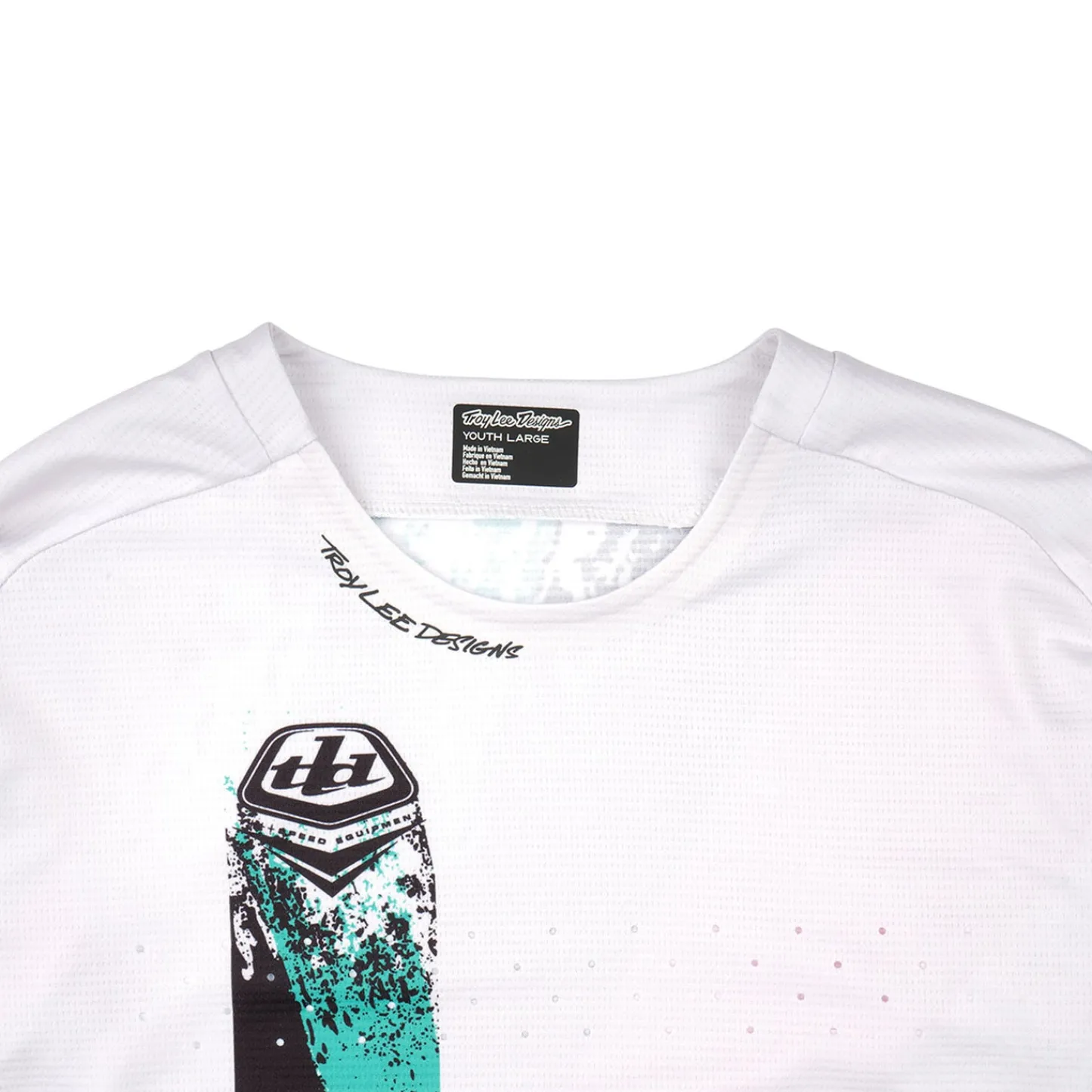 Troy Lee Designs Jerseys^Youth Sprint Jersey Full Pull Chalk