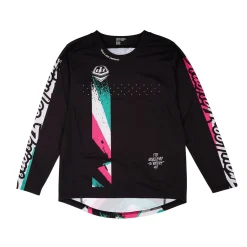 Troy Lee Designs Jerseys^Youth Sprint Jersey Full Pull Black