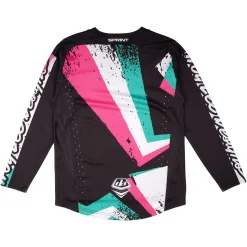 Troy Lee Designs Jerseys^Youth Sprint Jersey Full Pull Black